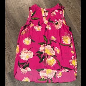 Adrianna Papell pink peony camisole